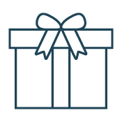 icon of a wrapped gift